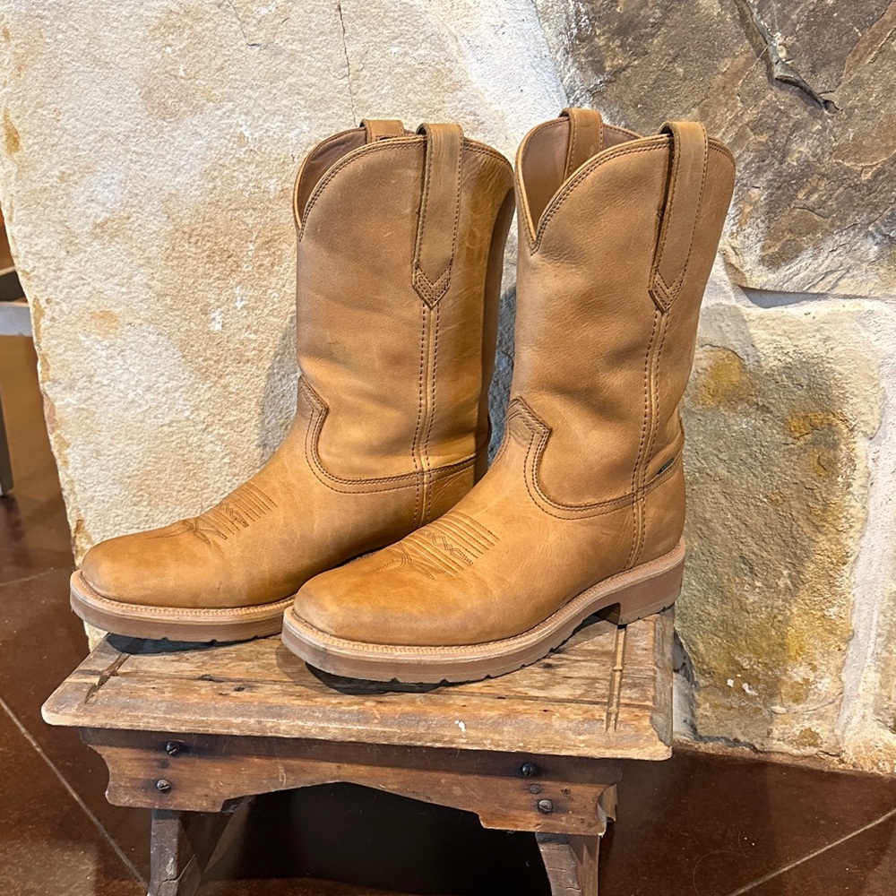 Tecovas Brown Leather Cowboy Boots